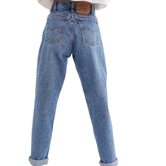 Levi's 550 Vintage Y2K Relaxed Fit Tapered Leg Jeans Size 9 JR L - Picture 1 of 7